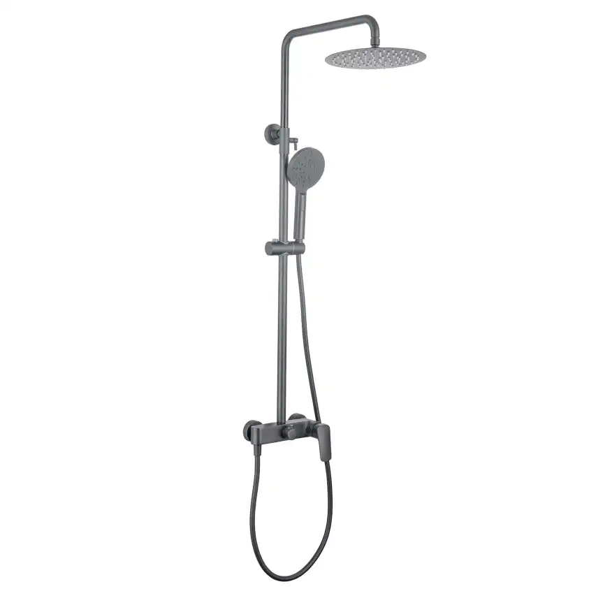 Душевая система Aquatek ВЕГА AQ2060BGM, Оружейная сталь фото 1