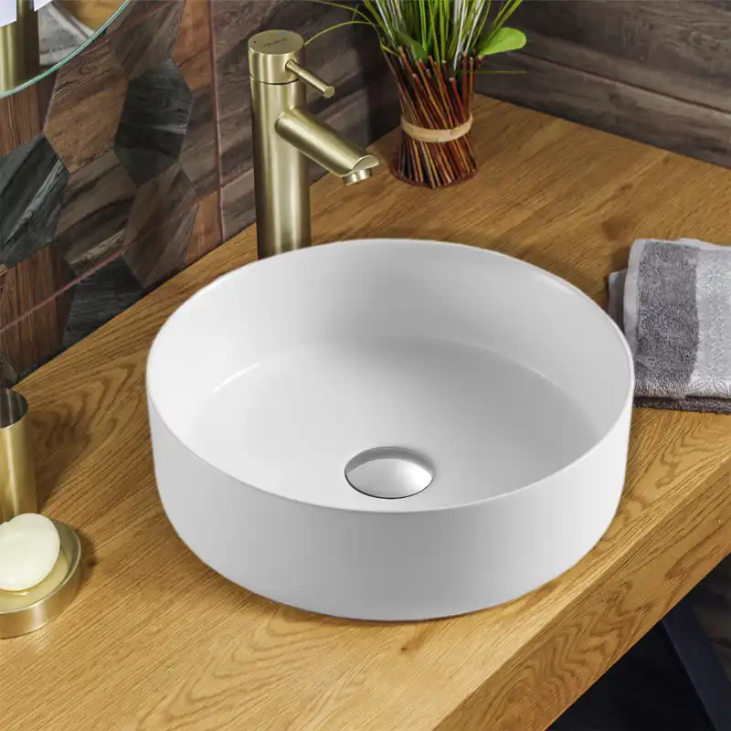 Раковина накладная Azario 355х355х120 AZ-3134-MW, цвет Белый фото 2