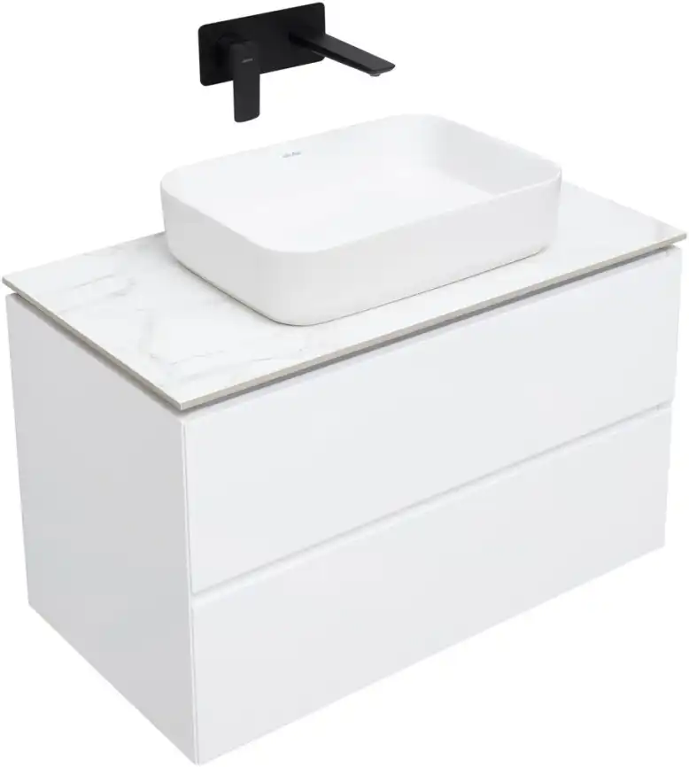 Тумба под раковину Allen Brau Infinity 85 1.21001.WM белый матовый фото 10