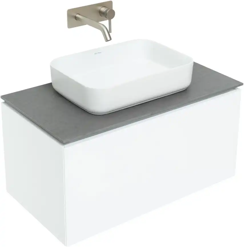 Тумба под раковину Allen Brau Infinity 85 1.21002.WM белый матовый фото 6