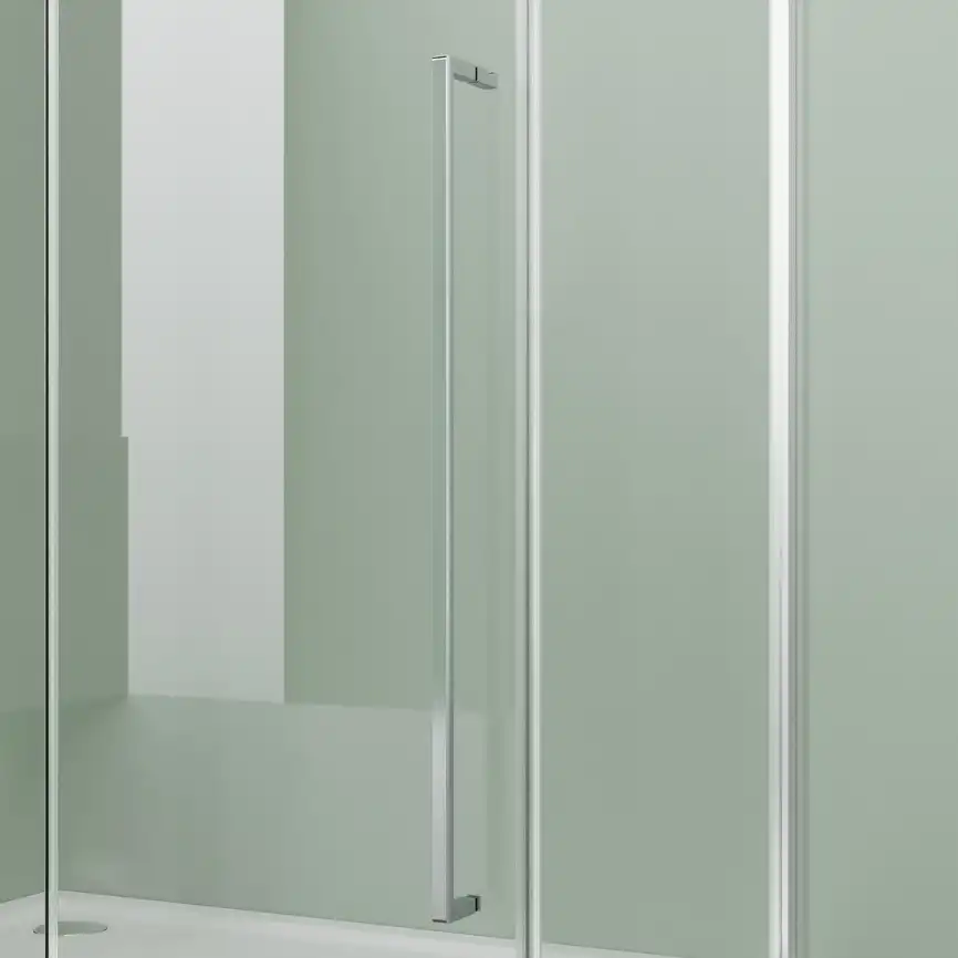 Душевой уголок Azario MALE SQR 100х100 AZ-J50-100-MGR-CL, профиль графит матовый, стекло Прозрачное фото 4