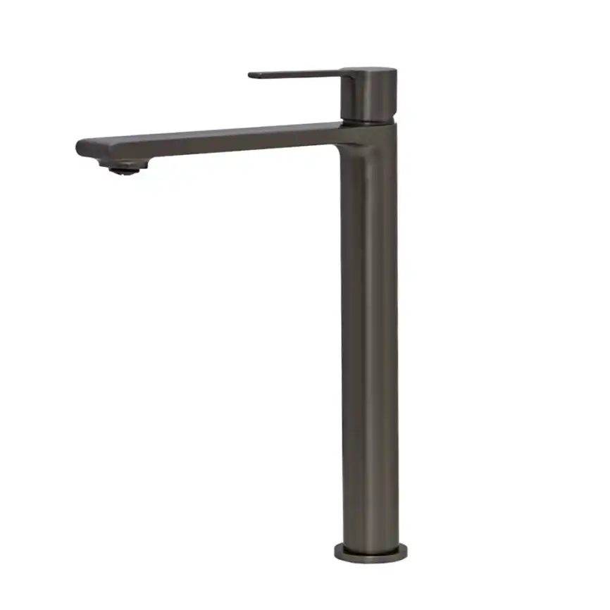 Смесители для раковины AVS Elegant 811-401-GM высокий, оружейная сталь фото 2