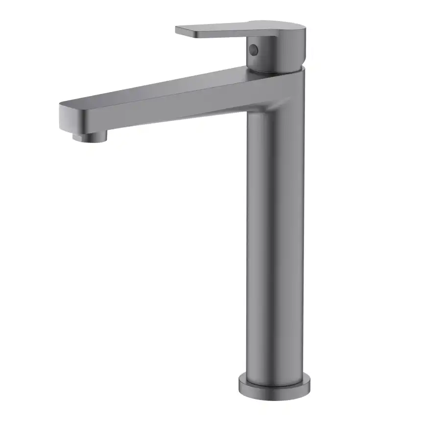 Смеситель для раковины Aquatek Лугано AQ1704BGM, Оружейная сталь фото 1