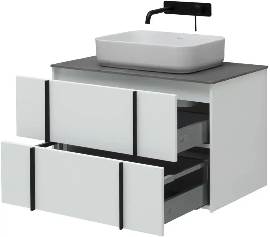Тумба под раковину Allen Brau Reality 80 1.32005.WM белый матовый фото 13