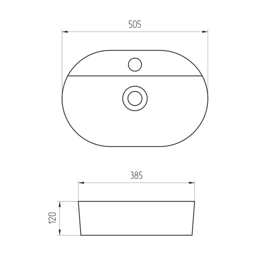 Раковина AVS Николь 51х39 белая фото 10