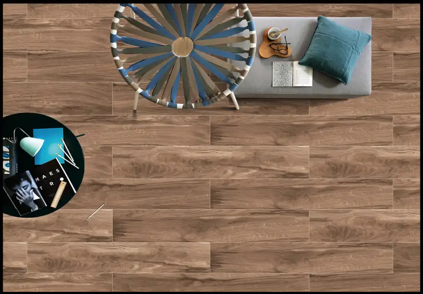 Керамогранит AZARIO NUTWOOD LIGHT 20х120 Matt (P231123223WM) фото 6