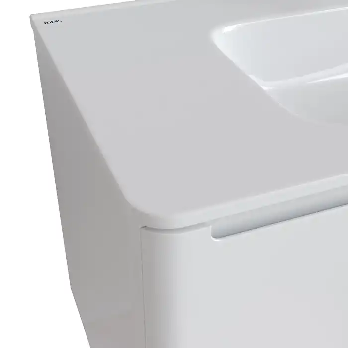 Тумба с раковиной IDDIS Edifice 100, напольная, Белая, EDI10WFi95K фото 5