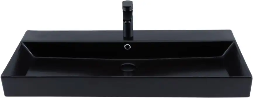 Раковина Sanovit Slim Synergy 100 17100 черный матовый фото 8