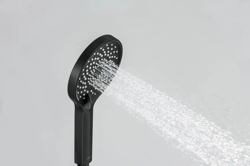 Душевая лейка Aquatek Лугано AQ2201MB, Черный матовый фото 5