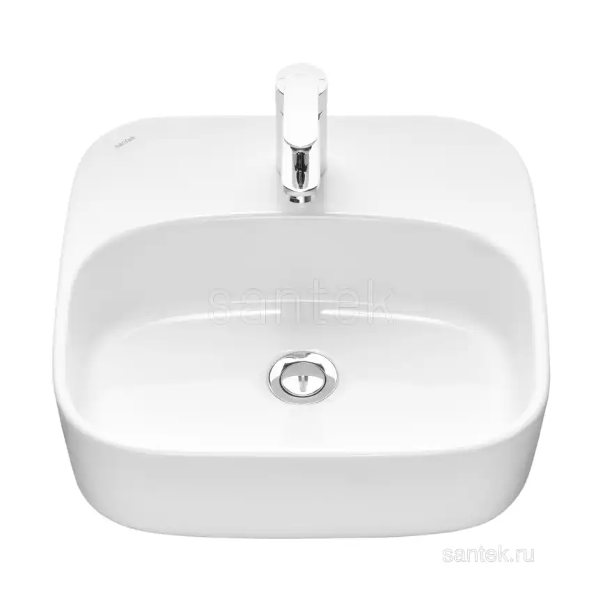 Раковина Santek Одри Soft 420х420 отверстие под смеситель 1WH501709 фото 2