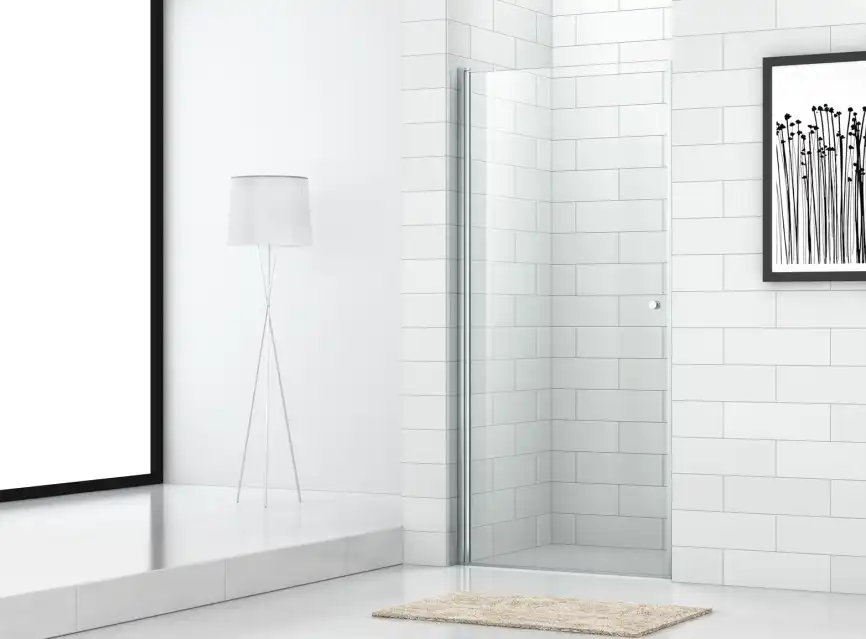 Душевая дверь Cezares ECO 60 см, ECO-O-B-1-60-C-Cr, профиль Хром, стекло Прозрачное фото 1