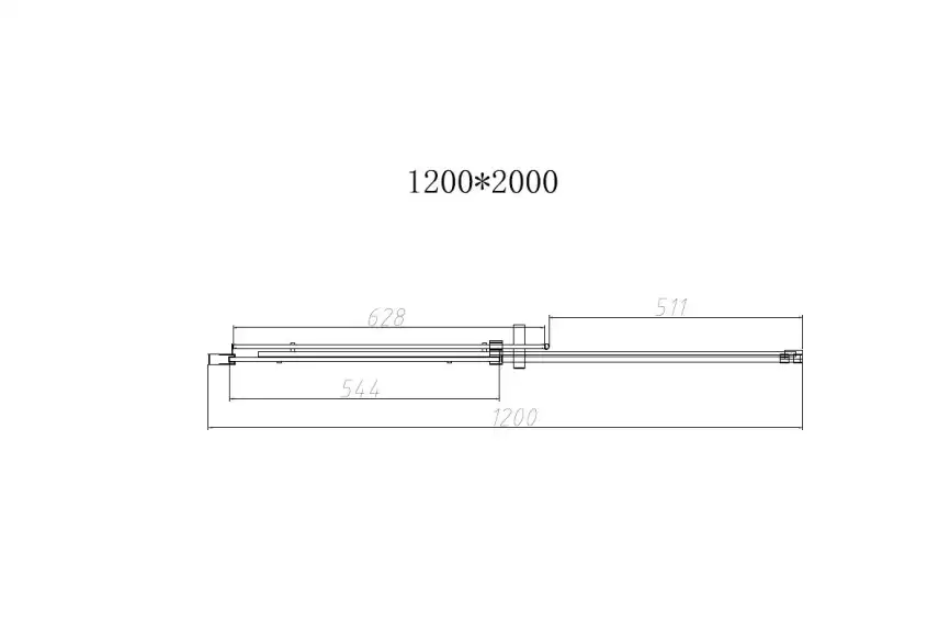 Душевая дверь Vincea Dice 120 VDS-4D120CLGM, раздвижная, профиль вороненая сталь, стекло прозрачное фото 4