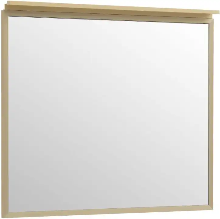 Зеркало Allen Brau Priority 90х75 1.31016.03 с подстветкой, сенсорный выключатель, Латунь фото 1
