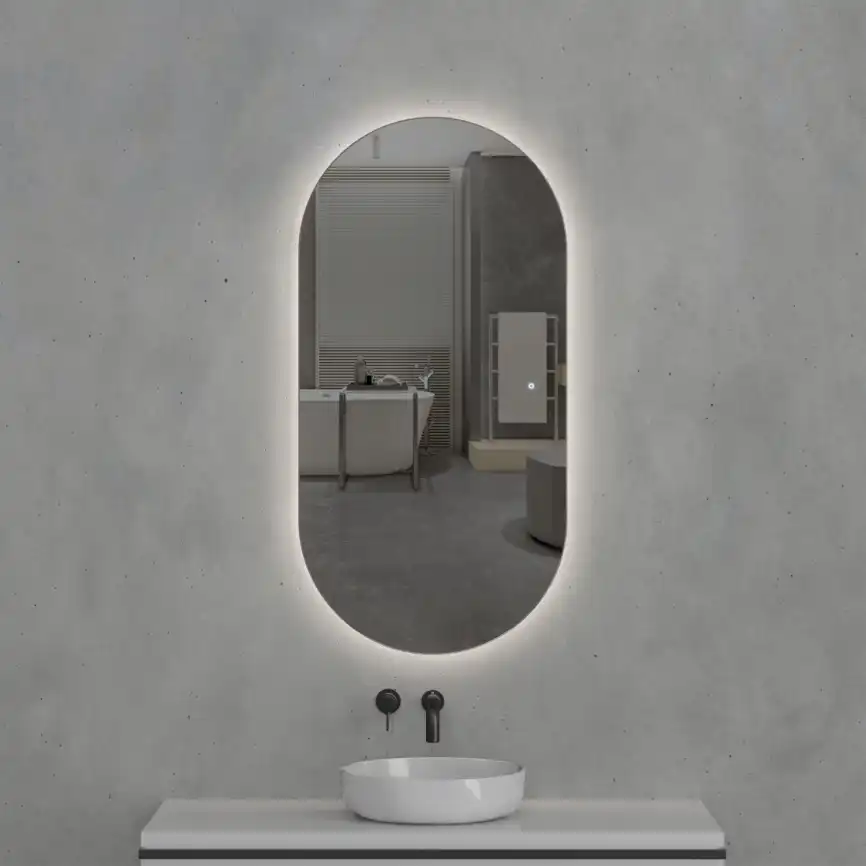 Зеркало с подсветкой AVS Гарда 60x120 см, ИК-датчик фото 1