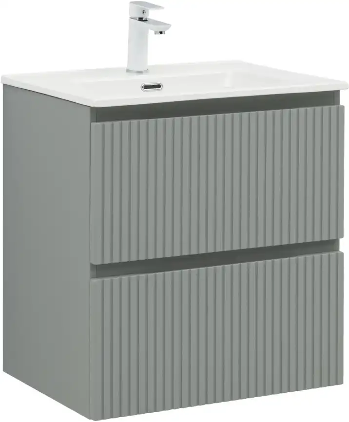Тумба под раковину Aquanet Джейн (Flat) 60 мисти грин 335432 фото 1