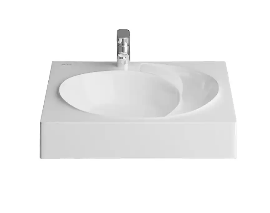 Раковина Grossman Neo 60 на стиральную машину, белая фото 2