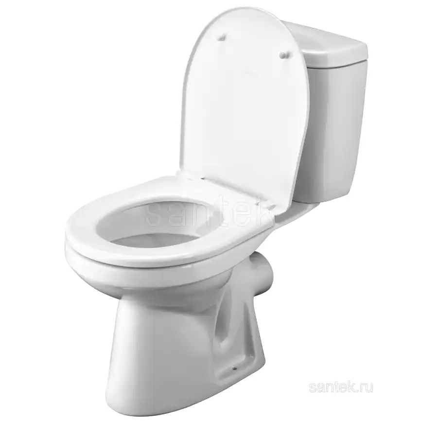Унитаз-компакт Santek Анимо с горизонтальным выпуском, эконом- 1 реж., полипропилен, 1WH110035 фото 2