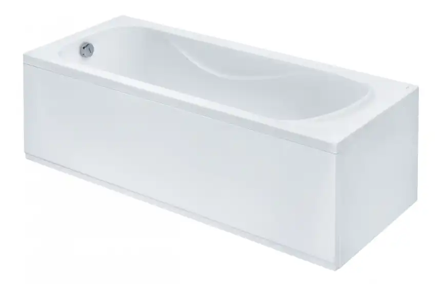 Акриловая ванна Santek Тенерифе 150х70 1WH302213 прямоугольная, Белая фото 2