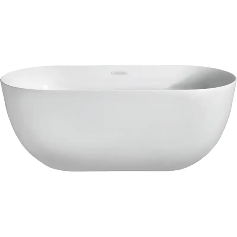 Акриловая отдельностоящая ванна Aquatek Афина 170х78 см, AQ-44778, белая глянцевая фото 1