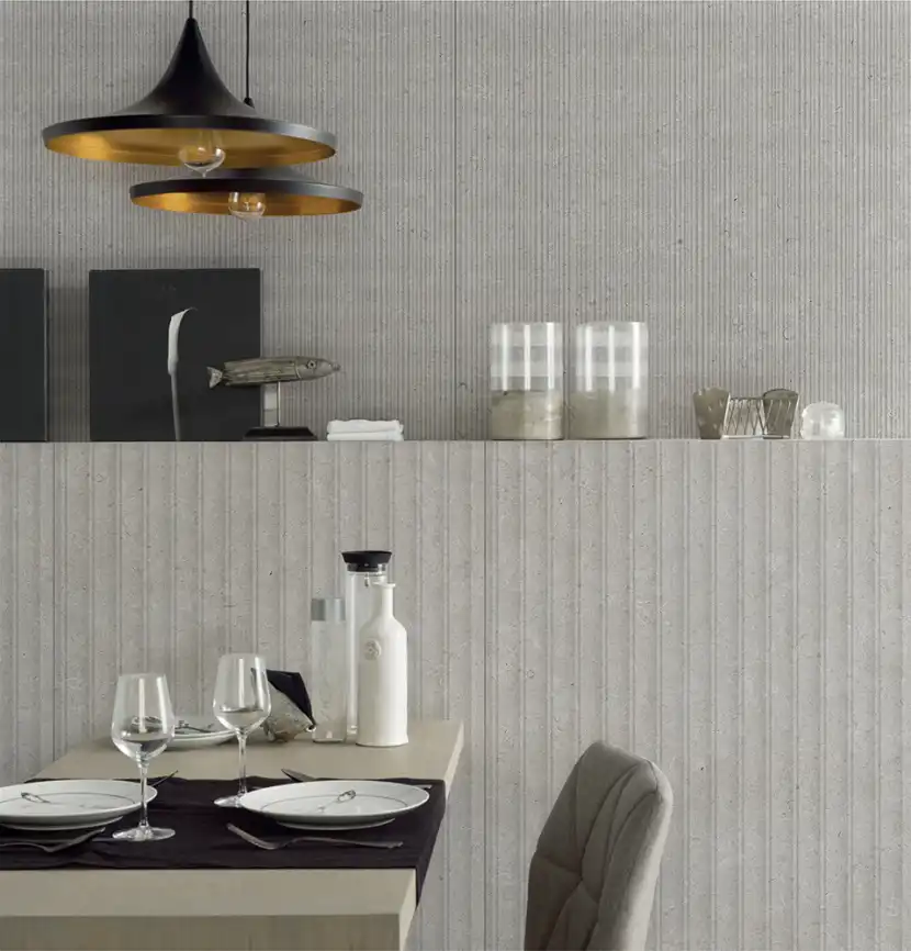 Керамогранит AVS by Italian Design Velluto Verticale Grey 60x120 Moon Light Stone, серый фото 8