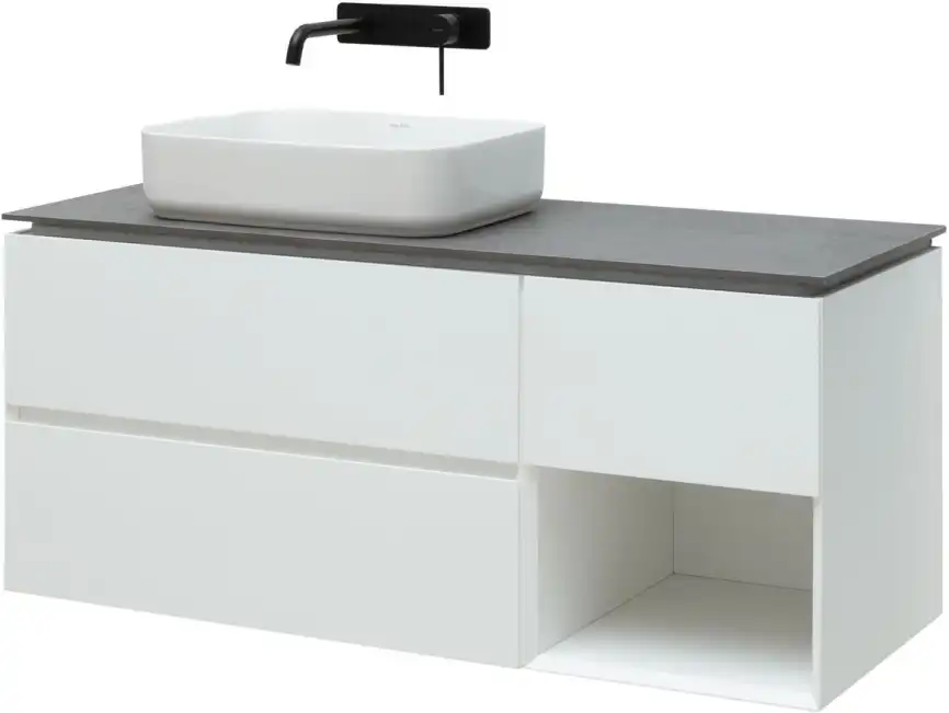 Тумба под раковину Allen Brau Infinity 120 1.21005.WM L белый матовый фото 4
