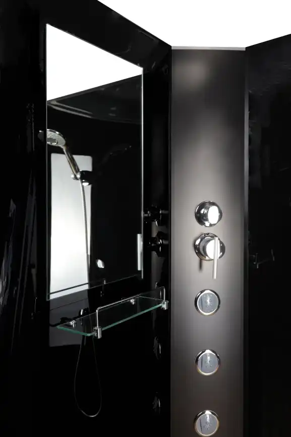 Душевая кабина Niagara Classic 90х90х200 NG-6501-14BKG средний поддон, с гидромассажем, 65011434BKG фото 4