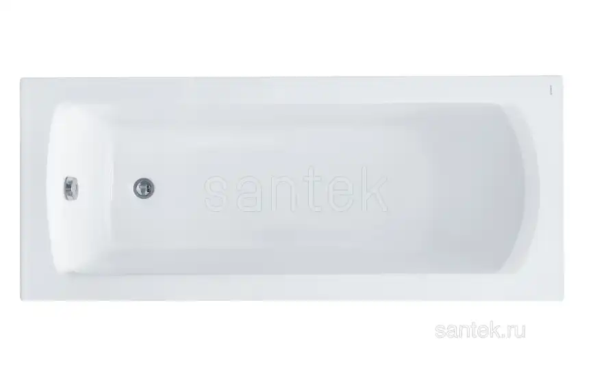 Акриловая ванна Santek Монако 160х70 1WH111977 прямоугольная, Белая фото 1