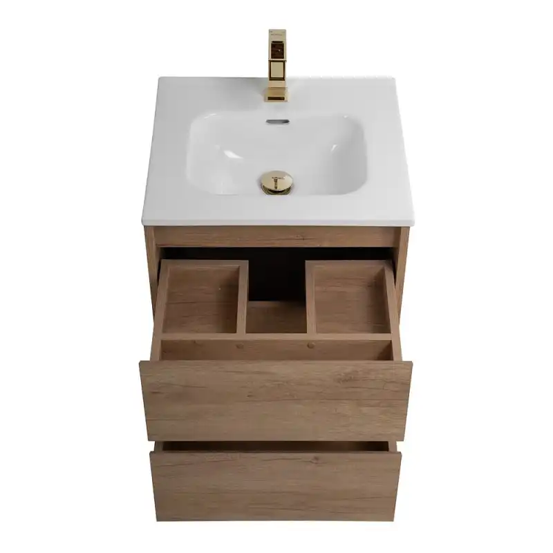 Тумба под раковину BelBagno KRAFT-500-2C-SO-RNN подвесная Rovere Nebrasca Nature фото 4