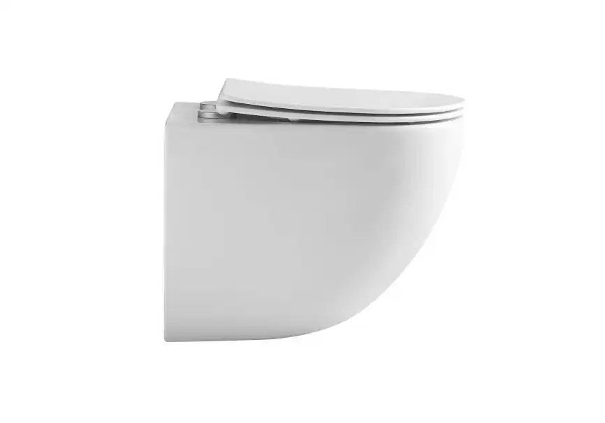 Подвесной унитаз Aquatek ГЕЛИОС AQ1993T-00 безободковый, со смывом ТОРНАДО, с сиденьем микролифт, Белый фото 8