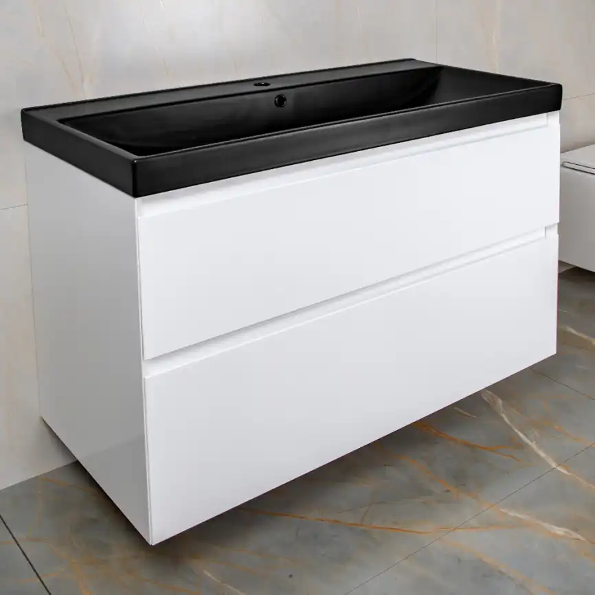 Тумба с раковиной AVS Гармония 100 белая, N821-07-1000WG-02-1010BM фото 4