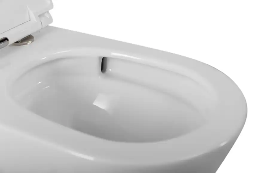 Подвесной унитаз CEZARES LINER CZR-3808-53-TH-TOR/SC, со смывом TORNADO, с сиденьем микролифт фото 8