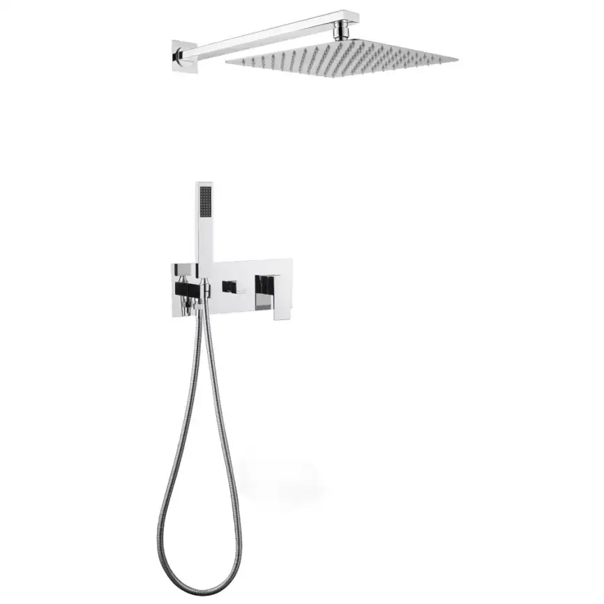 Душевая система ABBER Daheim AF8218 скрытого монтажа без излива, хром фото 1