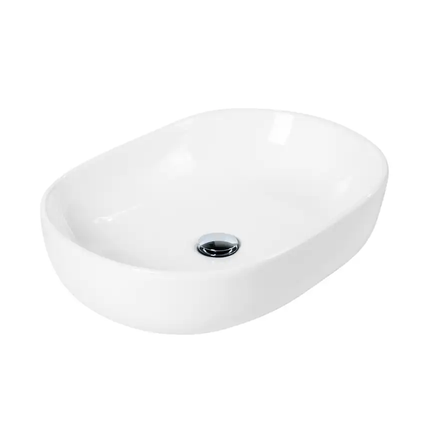 Раковина накладная BelBagno 595х415х140 BB1084, цвет Белый фото 1
