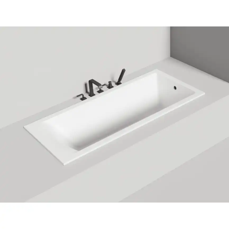 Ванна Salini CASCATA 170х75 104113M из материала S-Sense, Белая матовая фото 4
