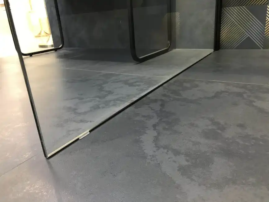 Душевая перегородка AVS Walk In 120 профиль черный, стекло прозрачное, 803-0014-200-12-BM-T фото 12