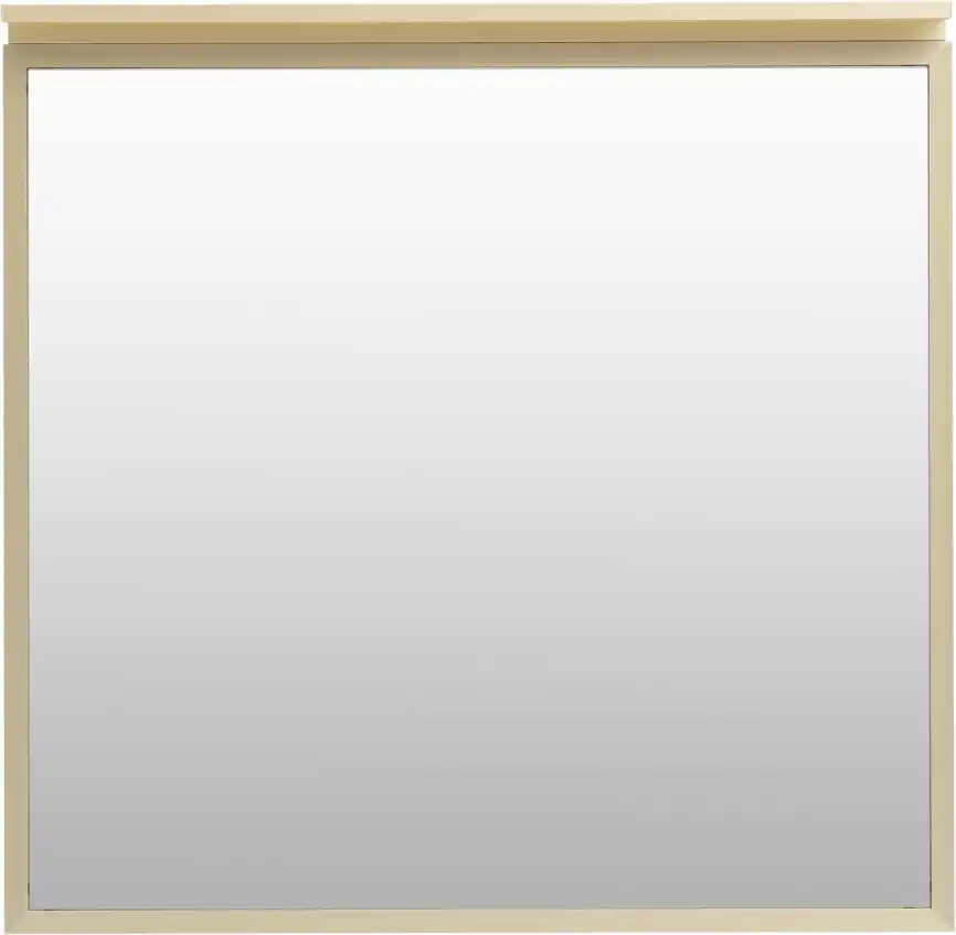 Зеркало Allen Brau Priority 80х75 1.31015.03 с подстветкой, сенсорный выключатель, Латунь фото 4