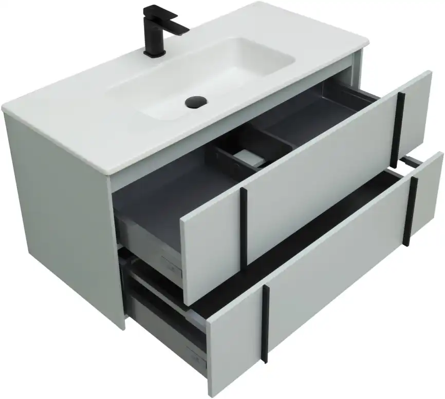 Тумба под раковину Allen Brau Reality 100 1.32007.PWM папирус матовый фото 5