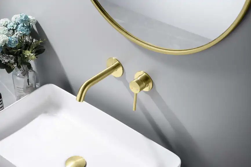 Смеситель для раковины Aquatek Европа AQ1313BG, Золото матовое фото 6