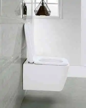 Подвесной унитаз BelBagno VENETO BB132CHR, безободковый, Белый фото 4