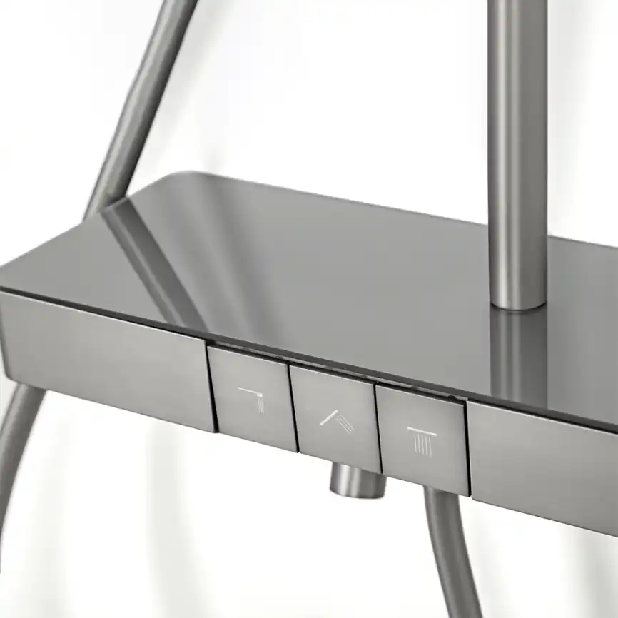 Душевая система AVS Torrent 804-020-GM, оружейная сталь фото 8