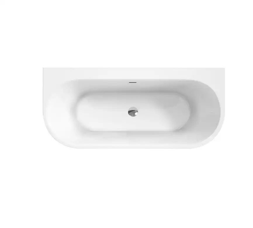Акриловая ванна BelBagno 155х70 BB711-1550-700, отдельностоящая, Белая глянцевая фото 4