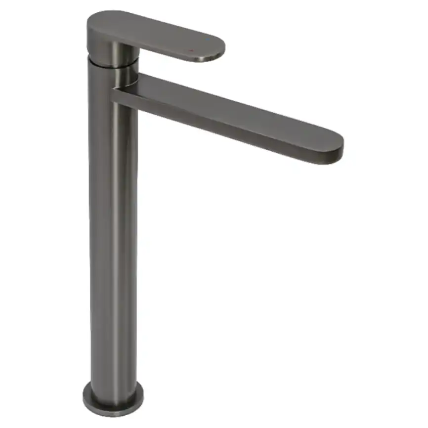 Смеситель для раковины AVS Beauty высокий, оружейная сталь, 811-551-GM фото 2