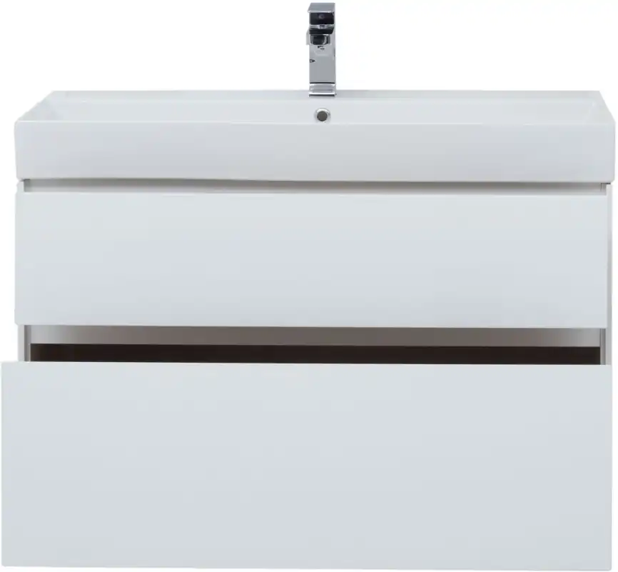 Тумба под раковину Aquanet Бруклин 100 белый 203961 фото 6