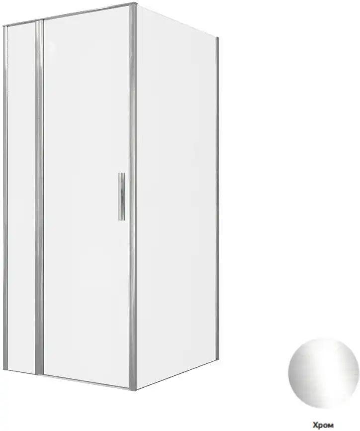 Душевой уголок Allen Brau Priority 90x100 3.31025.00 + 3.31046.00 хром фото 1