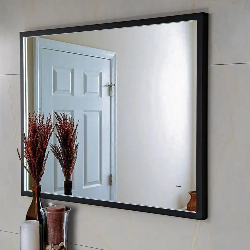 Зеркало с подсветкой AVS Мичиган 60x80 см, черное фото 5
