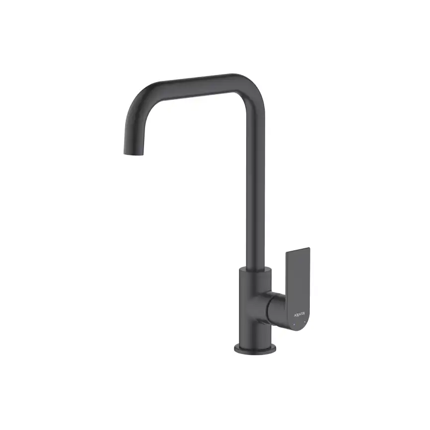Смеситель для кухни Aquatek Лира AQ1480MB, Черный матовый фото 1