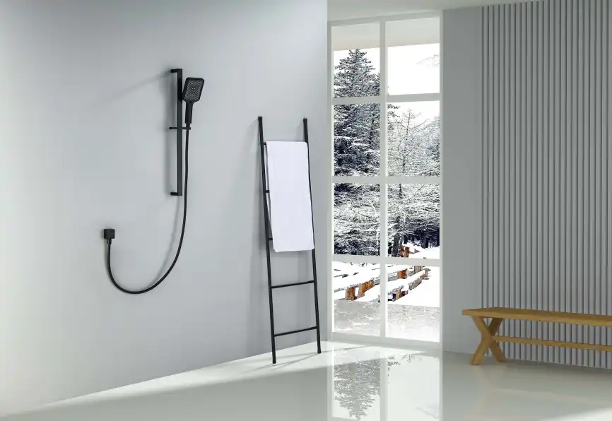 Душевой гарнитур Aquatek ЛИБРА AQ2019MB, Черный матовый фото 9