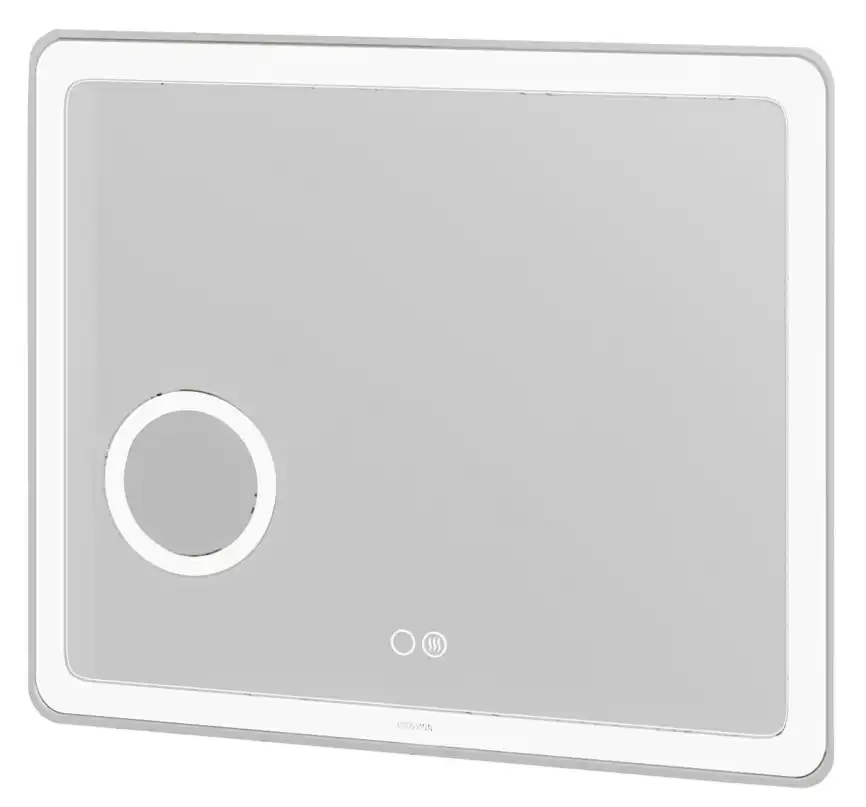 Зеркало Grossman Leo 90х80 169080 с подстветкой, сенсорный выключатель, с подогревом фото 1