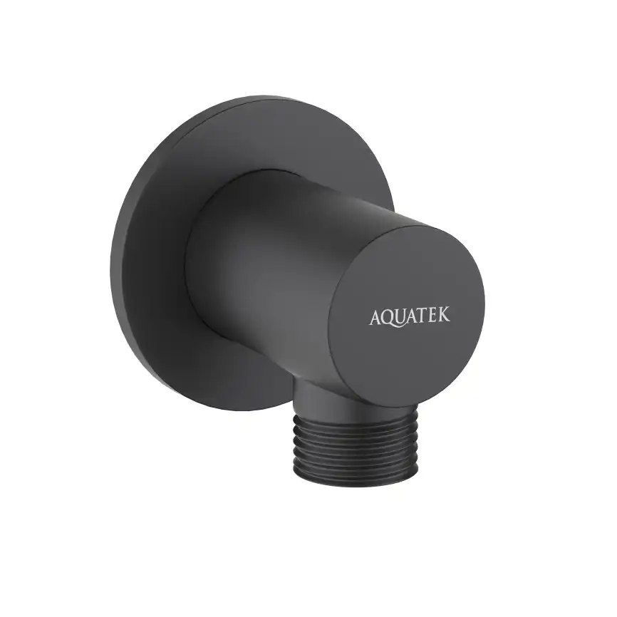 Шланговое подключение Aquatek  AQ2456MB, Черный матовый фото 1