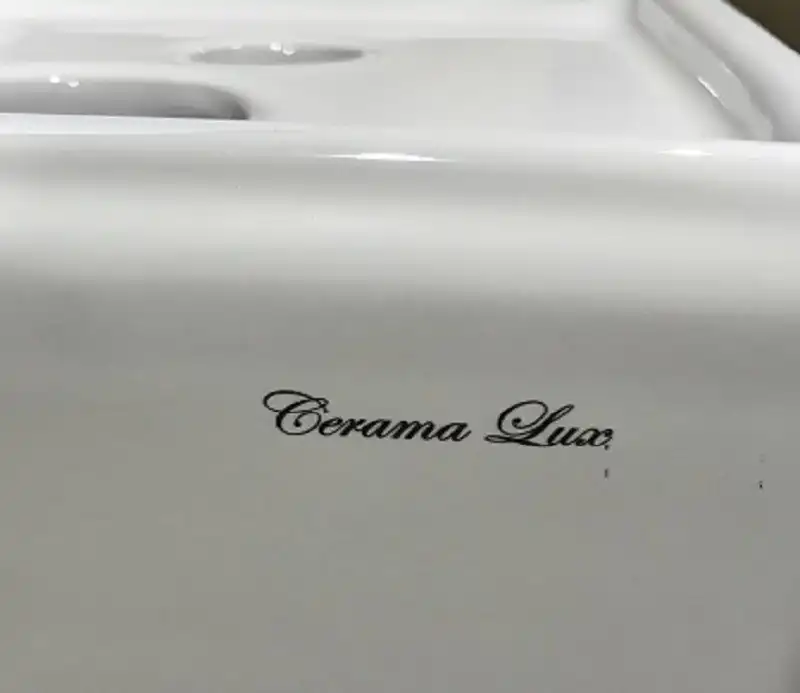 Унитаз-компакт CeramaLux NS-2178, безободковый, с бачком и сидением микролифт Белый фото 5